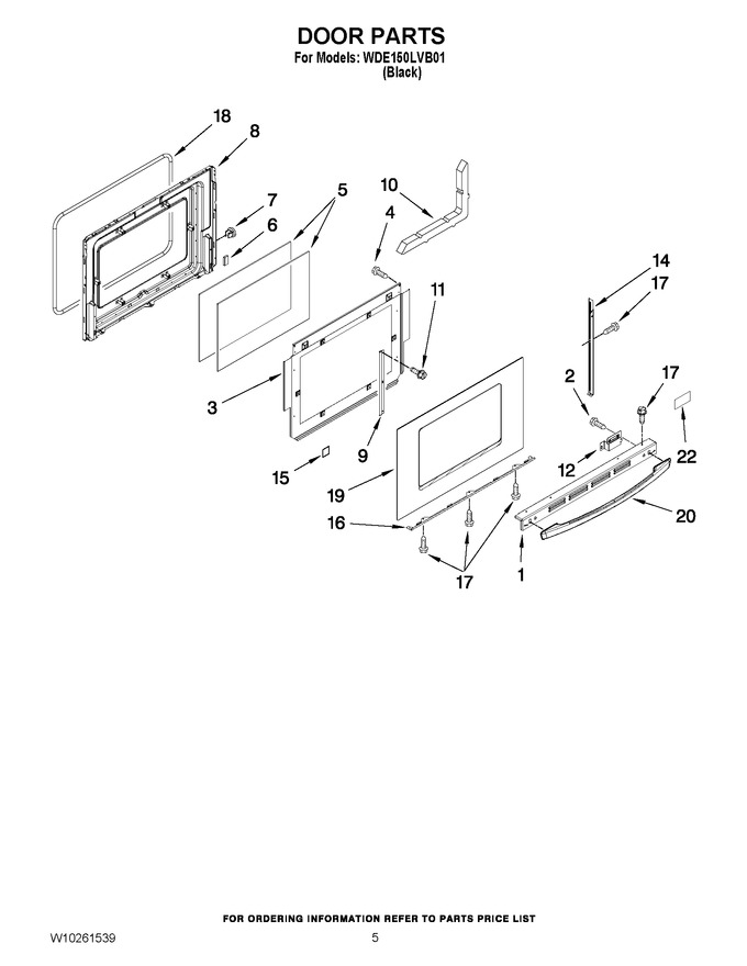 Diagram for WDE150LVB01