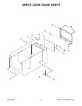 Diagram for 05 - Upper Oven Door Parts