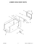 Diagram for 04 - Lower Oven Door Parts