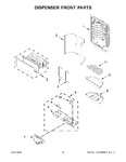 Diagram for 09 - Dispenser Front Parts