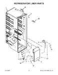 Diagram for 03 - Refrigerator Liner Parts