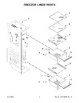 Diagram for 05 - Freezer Liner Parts