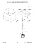 Diagram for 10 - Motor And Ice Container Parts