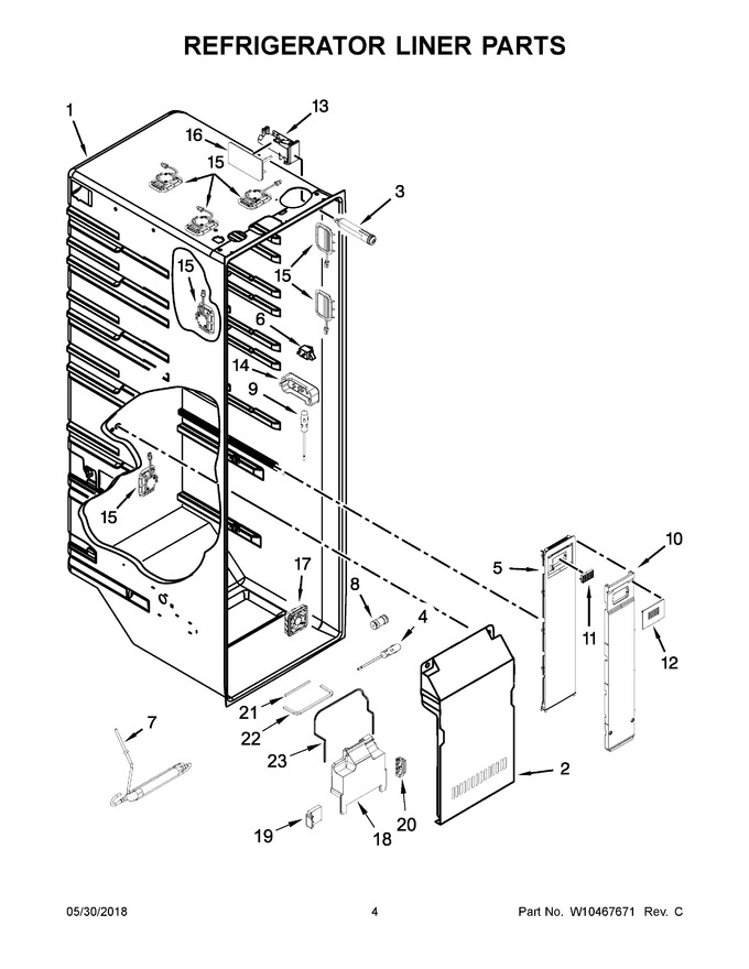 Diagram for KSC24C8EYW02