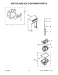 Diagram for 06 - Motor And Ice Container Parts