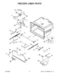 Diagram for 04 - Freezer Liner Parts