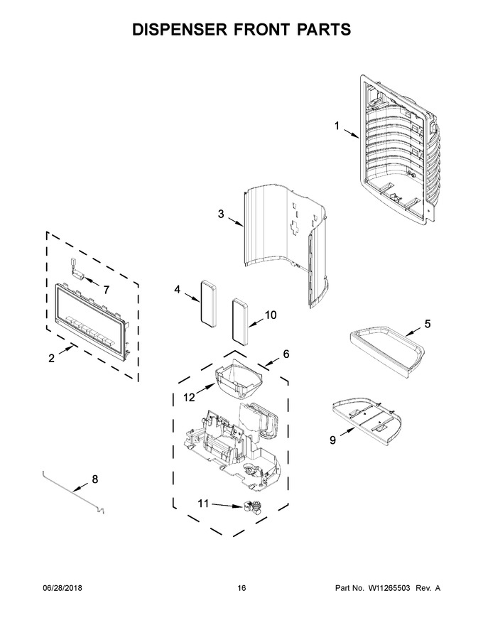 Diagram for WRF555SDFZ08