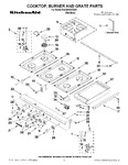 Diagram for 01 - Cooktop, Burner And Grate Parts