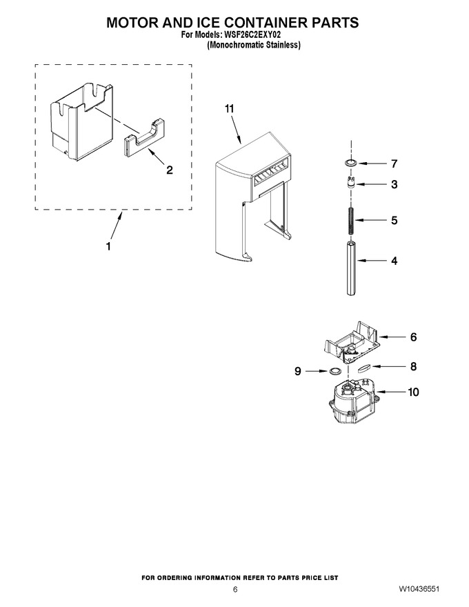 Diagram for WSF26C2EXY02