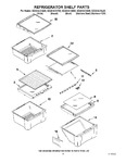 Diagram for 03 - Refrigerator Shelf Parts