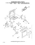 Diagram for 08 - Dispenser Front Parts