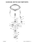 Diagram for 05 - Gearcase, Motor And Pump Parts