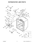 Diagram for 03 - Refrigerator Liner Parts