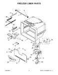 Diagram for 04 - Freezer Liner Parts