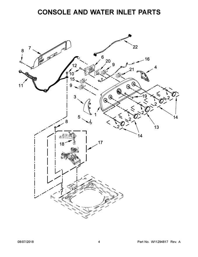 Diagram for WTW5000DW2