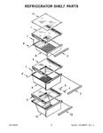 Diagram for 04 - Refrigerator Shelf Parts