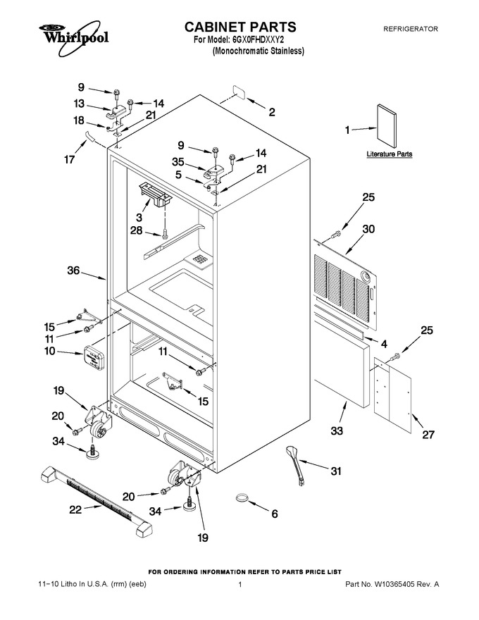 Diagram for 6GX0FHDXXY2