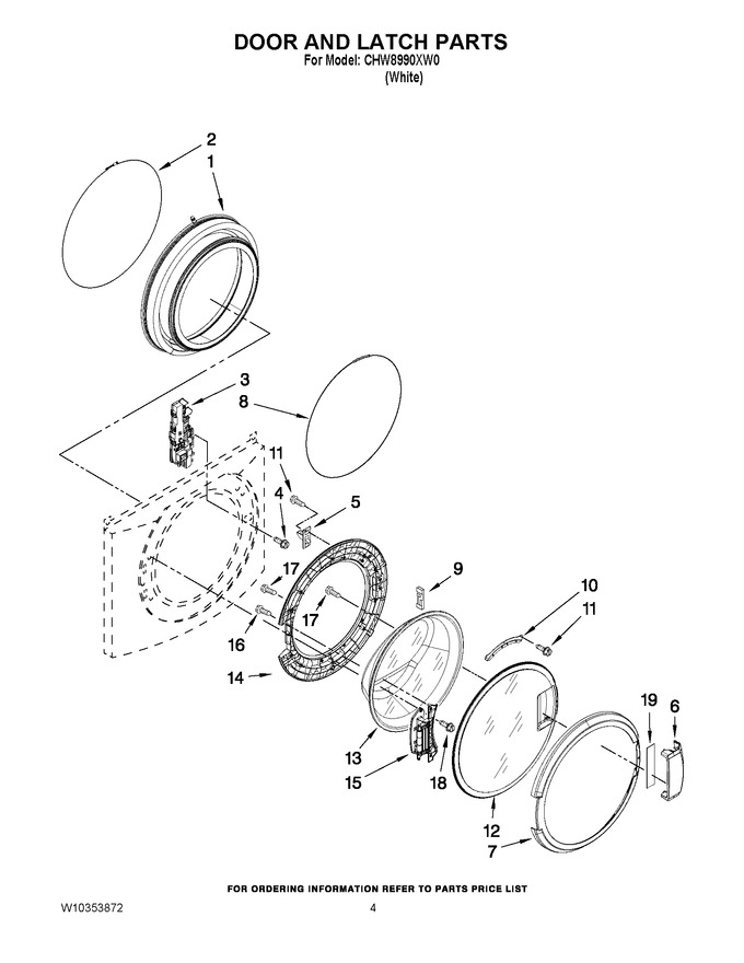 Diagram for CHW8990XW0