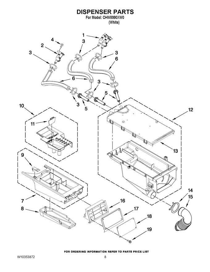 Diagram for CHW8990XW0