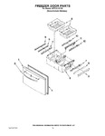 Diagram for 10 - Freezer Door Parts