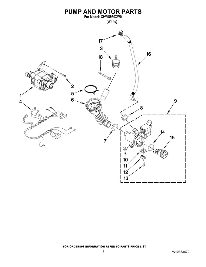 Diagram for CHW8990XW0