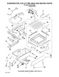 Diagram for 02 - Evaporator, Ice Cutter Grid And Water Parts