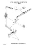 Diagram for 07 - Upper Wash And Rinse Parts