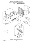 Diagram for 09 - Dispenser Front Parts