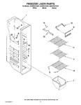 Diagram for 04 - Freezer Liner Parts