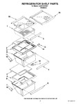 Diagram for 03 - Refrigerator Shelf Parts