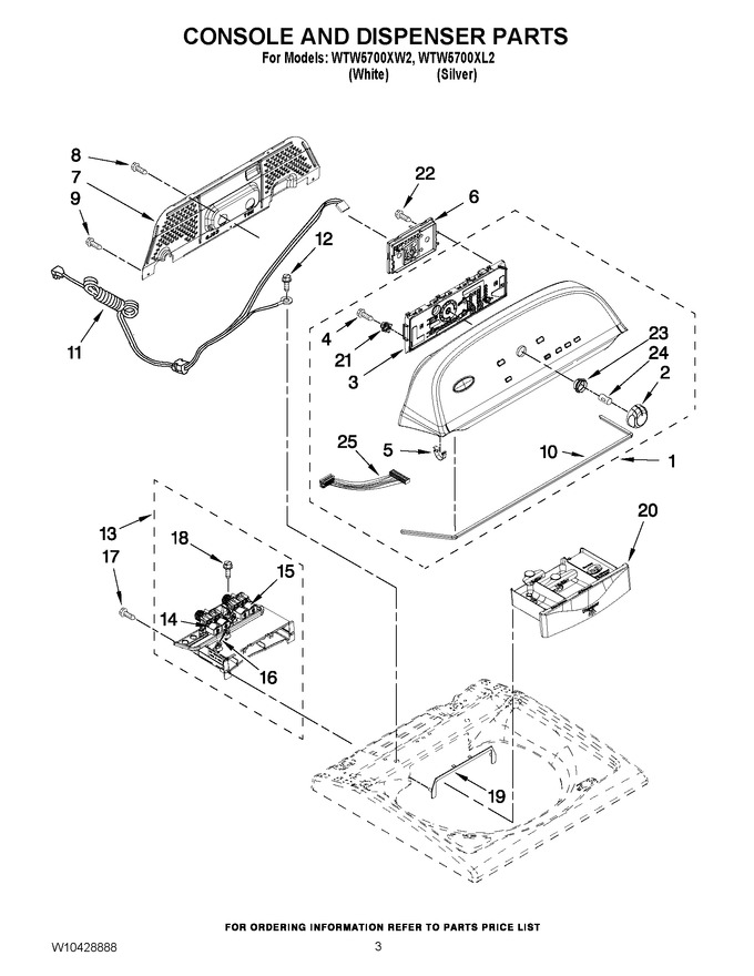 Diagram for WTW5700XW2