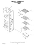 Diagram for 04 - Freezer Liner Parts