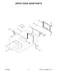 Diagram for 04 - Upper Oven Door Parts