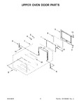 Diagram for 04 - Upper Oven Door Parts