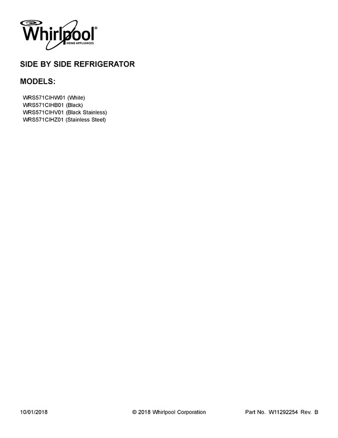 Diagram for WRS571CIHW01