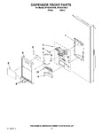 Diagram for 08 - Dispenser Front Parts