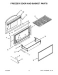 Diagram for 08 - Freezer Door And Basket Parts