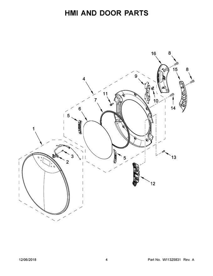 Diagram for YWED9620HW0