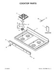 Diagram for 02 - Cooktop Parts