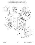 Diagram for 03 - Refrigerator Liner Parts