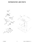 Diagram for 03 - Refrigerator Liner Parts