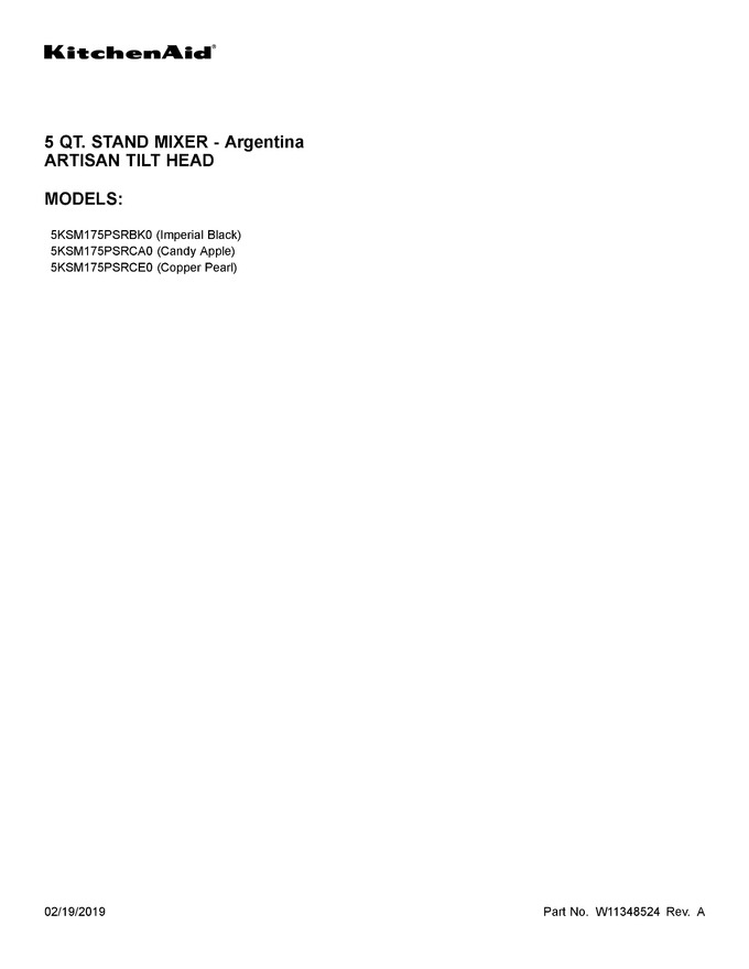 Diagram for 5KSM175PSRCA0