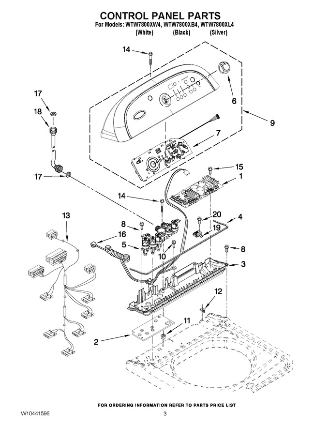 Diagram for WTW7800XB4