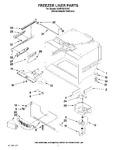 Diagram for 02 - Freezer Liner Parts