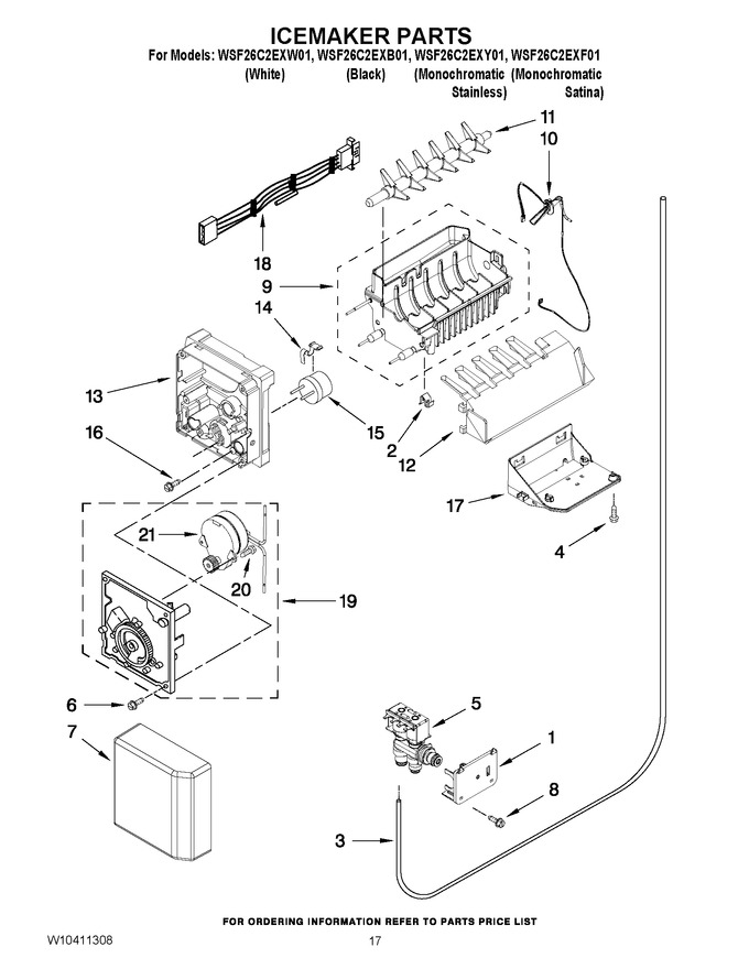 Diagram for WSF26C2EXF01