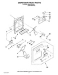 Diagram for 08 - Dispenser Front Parts