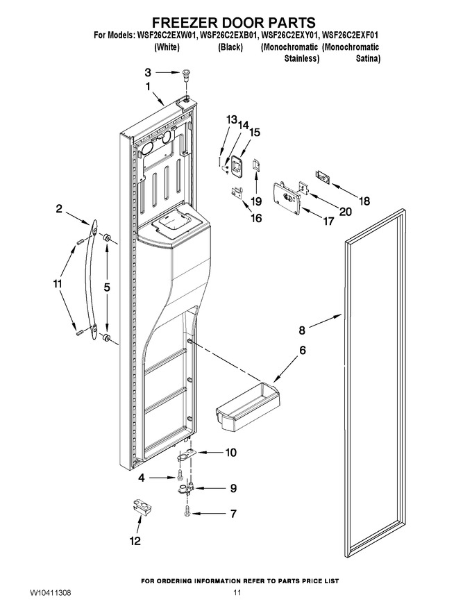 Diagram for WSF26C2EXB01