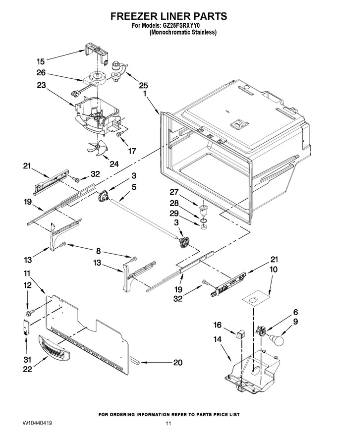 Diagram for GZ25FSRXYY0