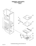 Diagram for 04 - Freezer Liner Parts