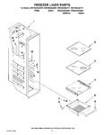 Diagram for 04 - Freezer Liner Parts